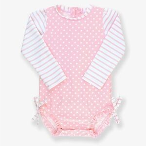 NWOT Rufflebutts long sleeve one piece rashguard